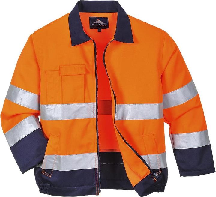 Image du produit Portwest Hommes Madrid Contrast High-Vis Bomber Jacket (L)
