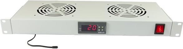 Produktbild Allnet ALL-S0002125 Lüftertafel Grau Regalzubehör