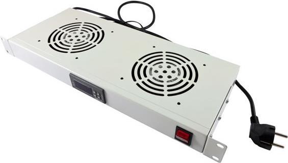 Produktbild Allnet ALL-S0002125 Lüftertafel Grau Regalzubehör