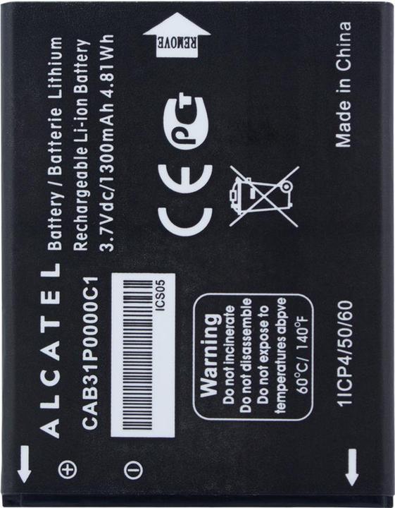 Image du produit Alcatel Batterie 1300mAh Li-Ion ONETOUCH 4033D (bulk)