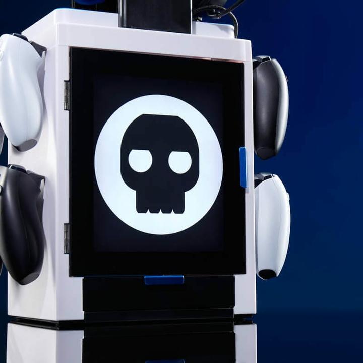Actual product image Numskull - Meuble de rangement lumineux inspiré du logo pour gamer (PS5)