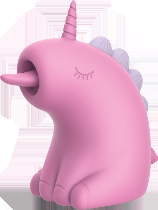 Produktbild Engily Ross Cupcake Unicorn - 360° rotierender Zungenmassagegerät - Pink