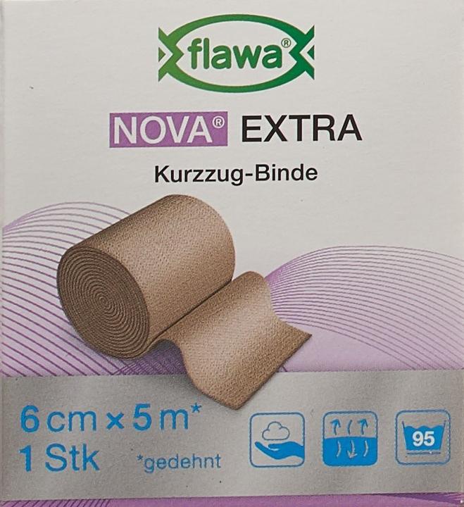 Actual product image Flawa Short-stretch bandage 6cmx5m skin-coloured