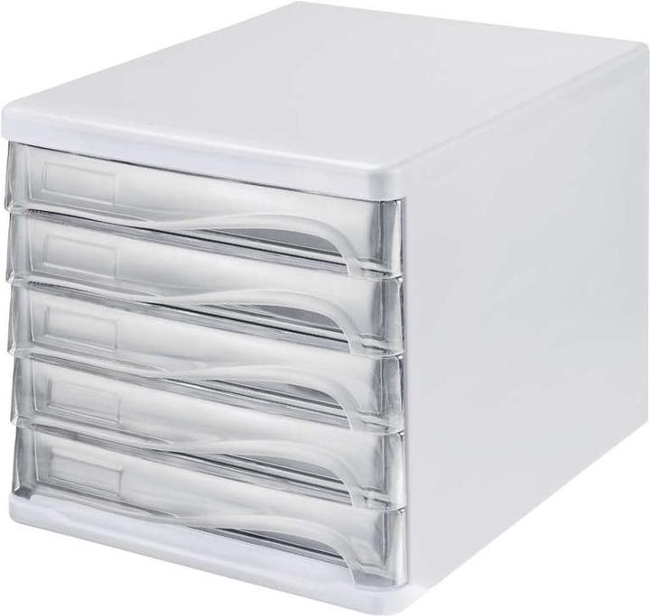 Immagine prodotto Helit Cassettiera trasparente con 5 cassetti (A4)