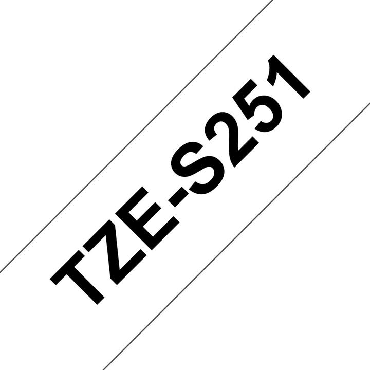 Produktbild Brother Tze-S251 (2.40 cm, Schwarz, Weiss)