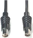 Immagine prodotto E+P HFS 7 7.5m cavo coassiale nero coassiale (90 dB, Cavi antenna)