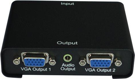 Actual product image Roline HDMI to VGA video splitter, 2-way