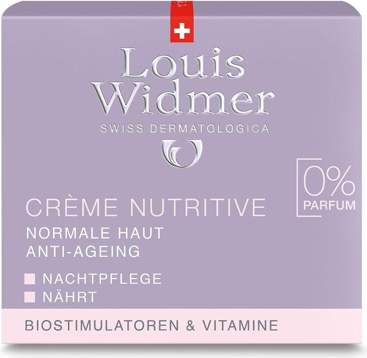 Image du produit Louis Widmer Crème Nutritive non parfumée (50 ml, Crème de nuit)