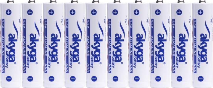 Produktbild Akyga AAA LR03 Mignon (AA)-Batterie Alkali-Mangan 1300 mAh 1.5 V 10 St. (10 Stk., AAA, 1300 mAh)