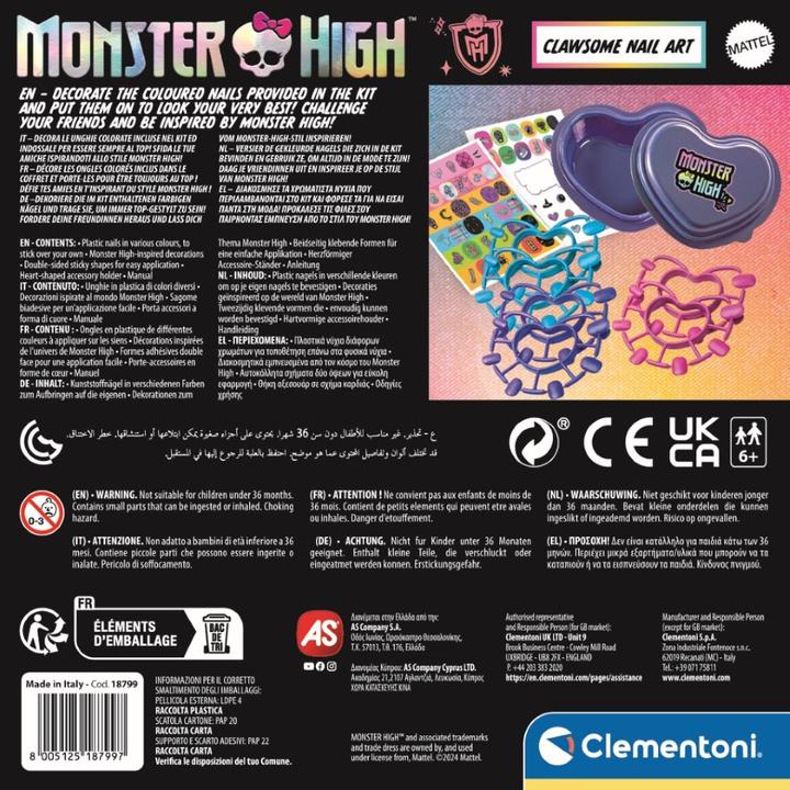 Immagine prodotto Clementoni Monster High - Nail Art scura