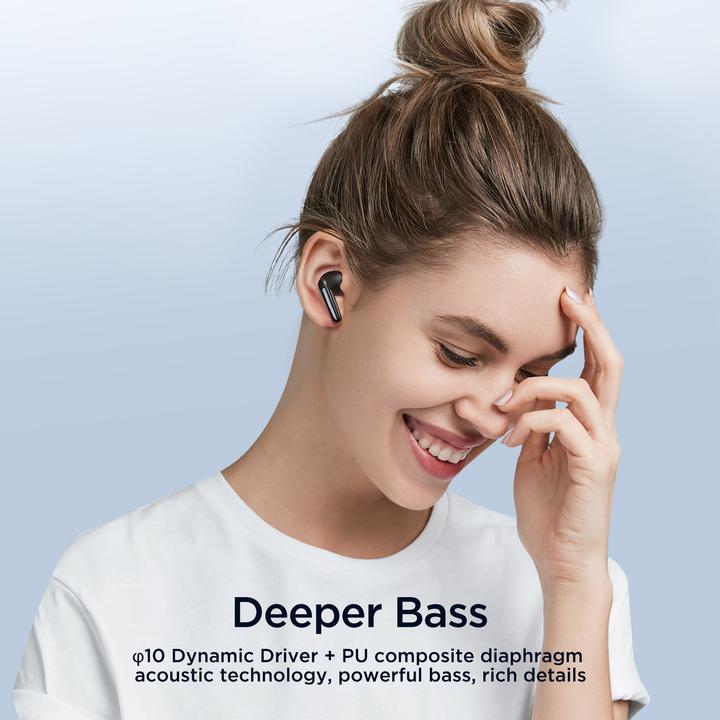 Produktbild Joyroom Jbuds Series JR-BB1 TWS kabellose In-Ear-Kopfhörer – Schwarz (7 h, Kabellos)