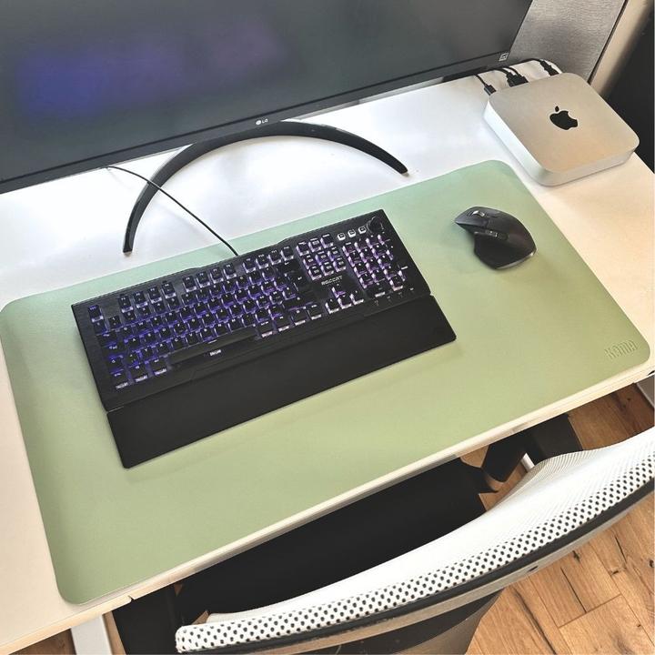 Kama Schreibtischmatte, Mousepad, Mint (80 x 40 cm)