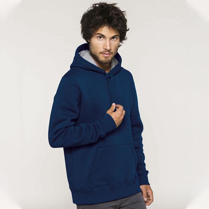 Produktbild Kariban Kapuzenpullover mit Kapuze in Kontrastfarben (S)