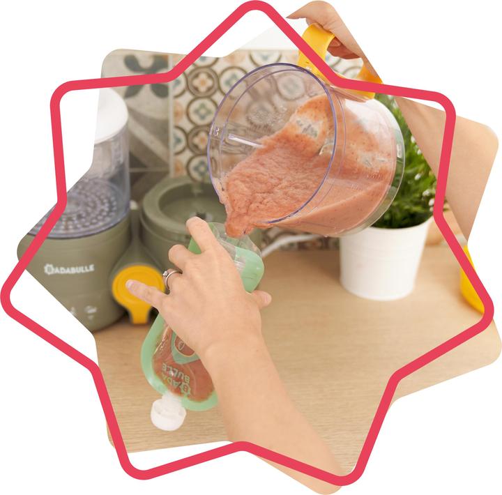 Actual product image Badabulle Squeeze bag