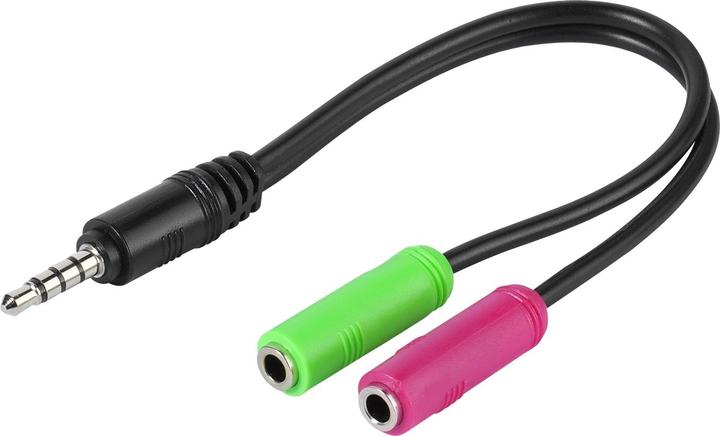 Produktbild Vivanco 45499 audio cable. Black (0.10 m)