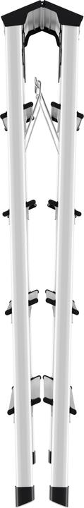 Produktbild Hailo D60 StandardLine, Alu-Sicherheits-Doppelstufenleiter, 2 x 5 Stufen (Trittleiter, 265 cm)