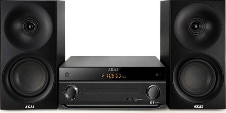 Actual product image Micro Akai - stereo con sintonizzatore FM RDS digitale, lettore CD MP3 e WMA, Bluetooth (Bluetooth, CD player)