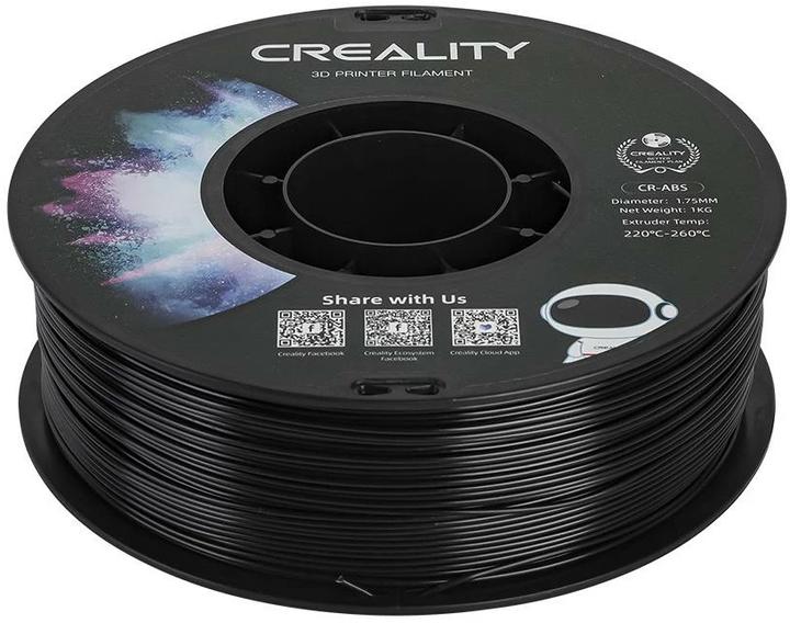Actual product image Creality Filament ABS (ABS, 1.75 mm, 1000 g, Black)