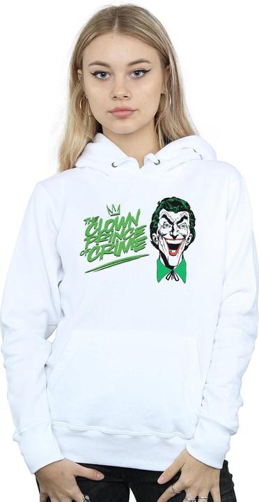 Actual product image Womens/Ladies Batman Joker The Clown Prince Of Crime Hoodie (L)