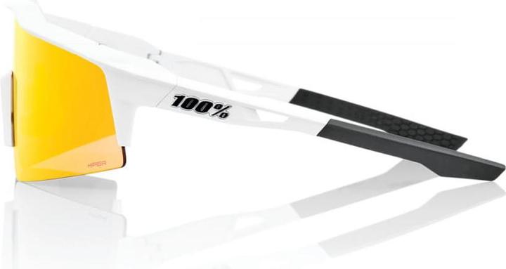 Actual product image 100% Goggles Speedcraft SL Soft Tact (Soft Tact Off White, HiPER Orange)