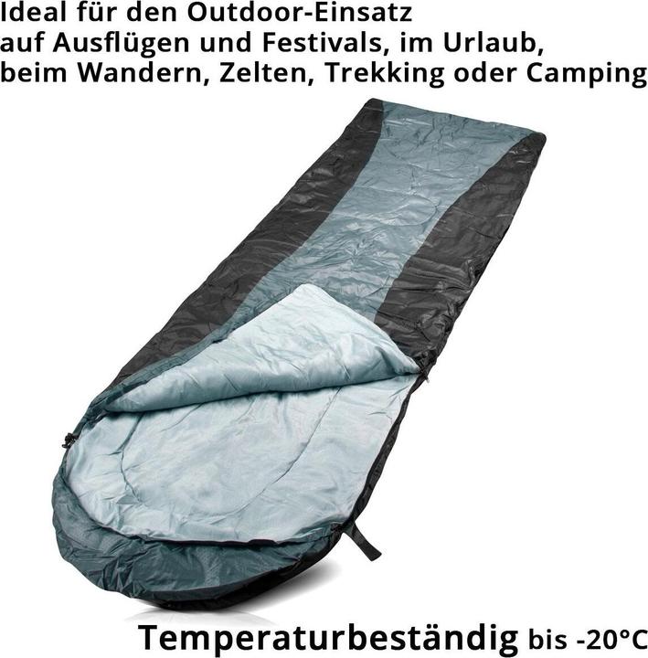Produktbild Stahlwerk Schlafsack -20°C Outdoorschlafsack Campingschlafsack Winterschlafsack