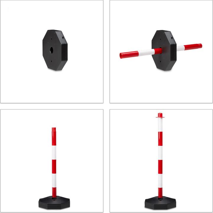 Actual product image Relaxdays Barrier posts