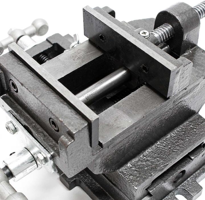 Image du produit Wiltec Étau de fraisage 2 Axes 75 mm Perceuse à tarauder Table croisé Établi Étau machine Outil Atelier (75 mm)