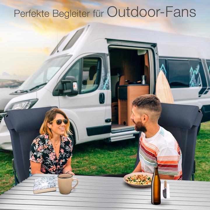 Actual product image Aktivshop Klappstuhl aktiv Camping mit Beinauflage
