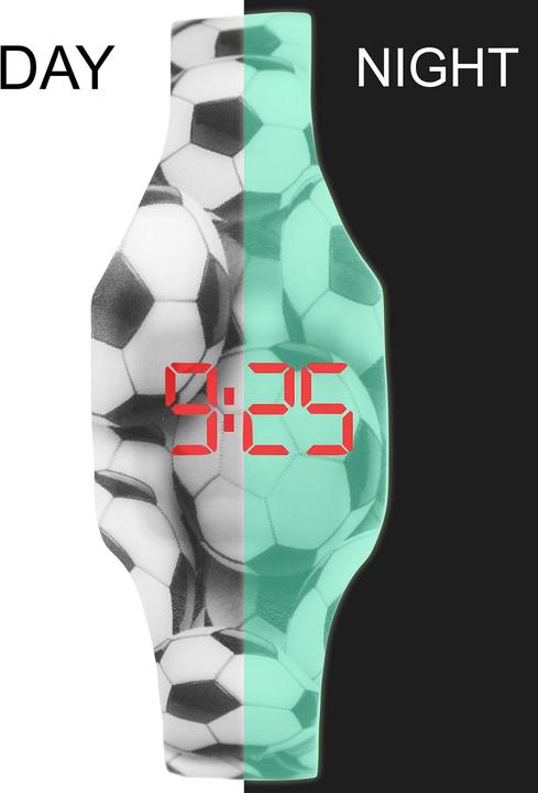Produktbild Kiddus Digital LED Watch Football (Digitaluhr, 32 mm)