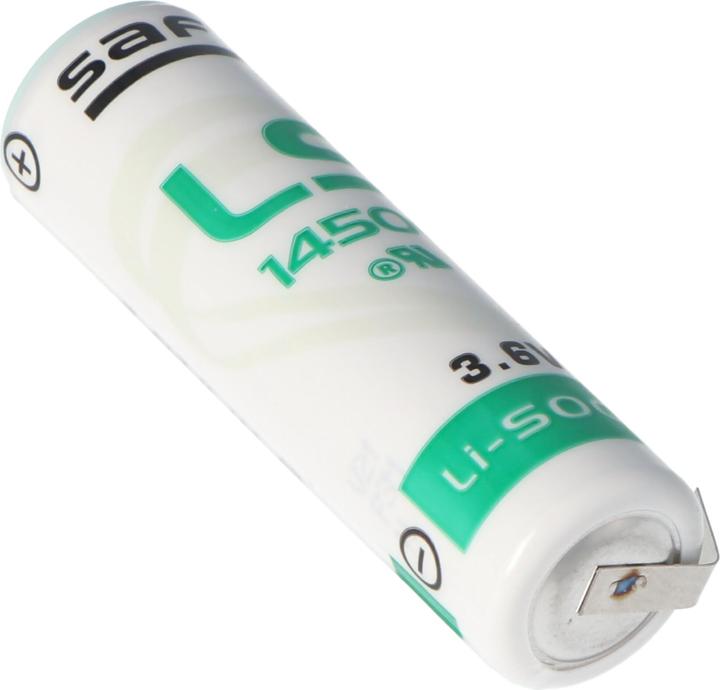 Produktbild Saft Batterie LS14500CNR mit U-Form Lötfahnen (1 Stk., AA, 2250 mAh)
