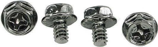 Phobya Screw UNC 6-32 x 5 cross (4xpcs) black nickel