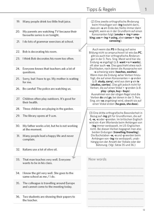 Actual product image Satz für Satz Englisch Zeiten und Tenses (German, English, 2021)