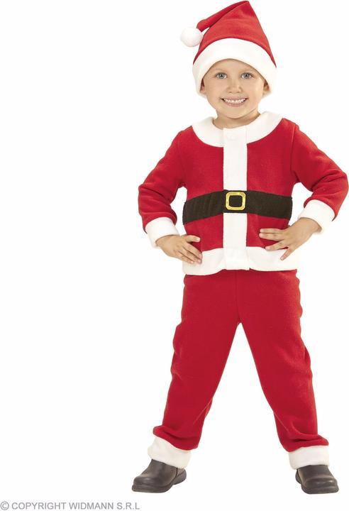 Immagine prodotto Widmann Costume da Babbo Natale per bambini: top, pantaloni, berretto (92, 94, 96, 98, 95 A)