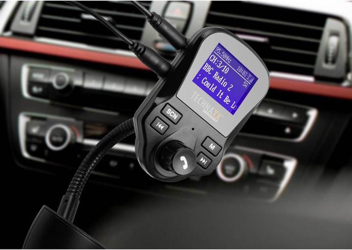 Actual product image Technaxx Fm Dab+ Transmitter Fmt1500BT