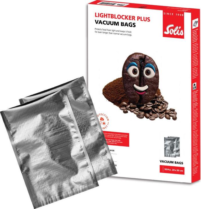 Immagine prodotto Solis Vakuumierbeutel 20 x 30 cm Lightblocker plus (50 Stk.) (50 x)