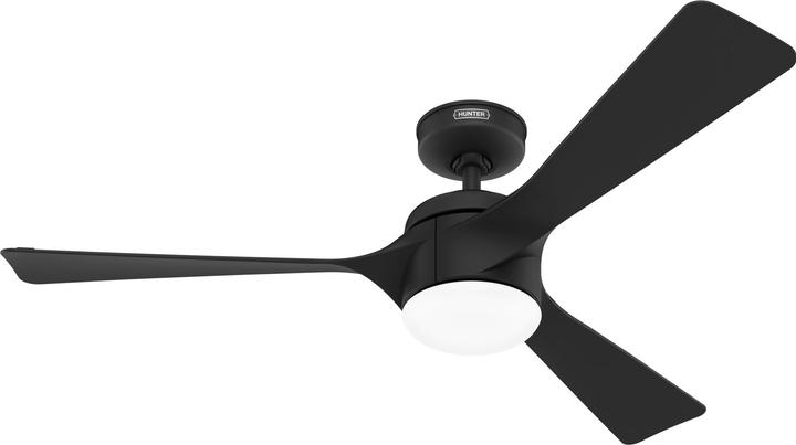 Produktbild Hunter Fans DC Deckenventilator Rosedale Schwarz mit LED (45 dB)