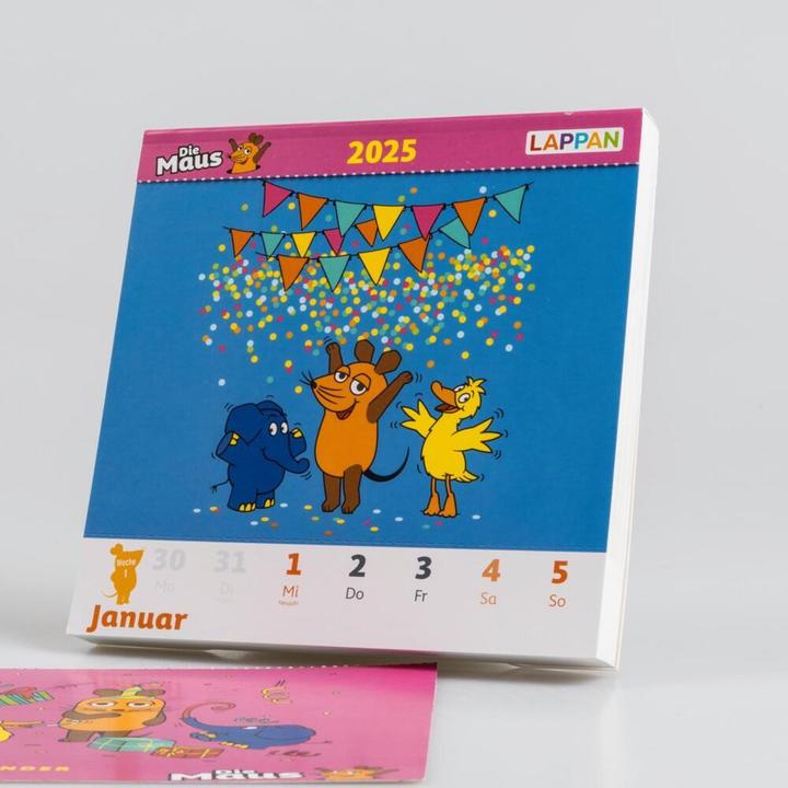 Produktbild Der Kalender mit der Maus - Postkartenkalender 2025 (Kein Einband, Deutsch)