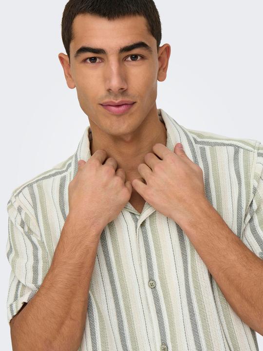 Produktbild Only & Sons Onstrev Life Reg Stripe Ss Shirt Noos (M)
