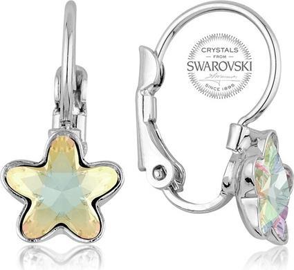 Levien Girl Ìs earrings with rainbow crystal STARBLOOM (L)