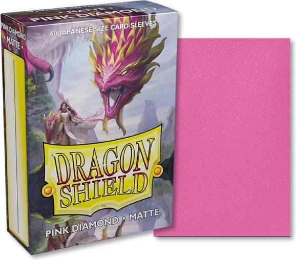 Produktbild Arcane Tinman ART11139 - Schutzhüllen für Karten in japanischer Grösse: Matt - Rosa (60 Stk)
