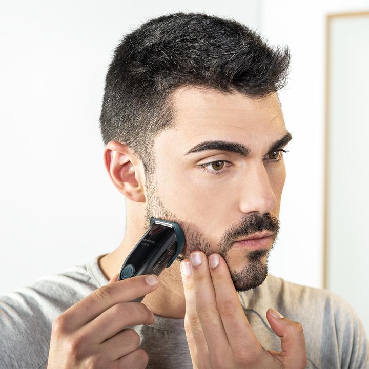Produktbild Taurus Hubble Electric Beard Trimmer with Cordless Option Razor for Wet and Dry Use 90 Minute Battery Life
