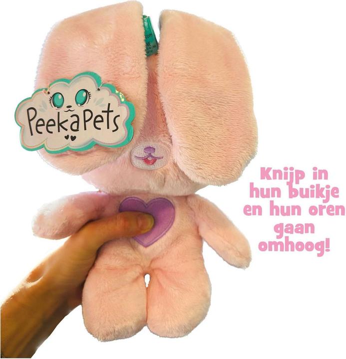 Produktbild Spectron Peekapets Bunny Plüsch Plüschtier - Weiss (9.50 cm)