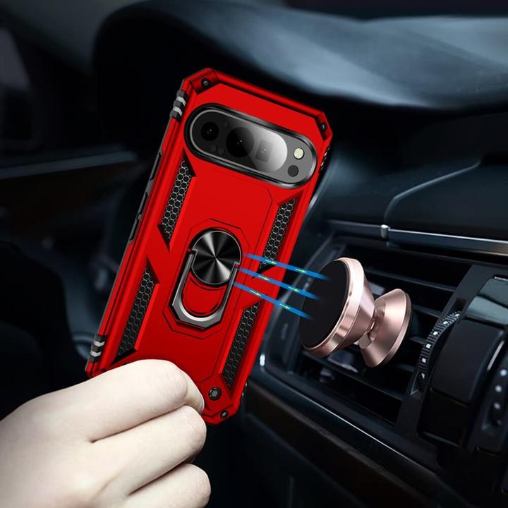 Actual product image Cover-Discount Google Pixel 9 / 9 Pro - Armor Case with kickstand (Google Pixel 9, Google Pixel 9 Pro)