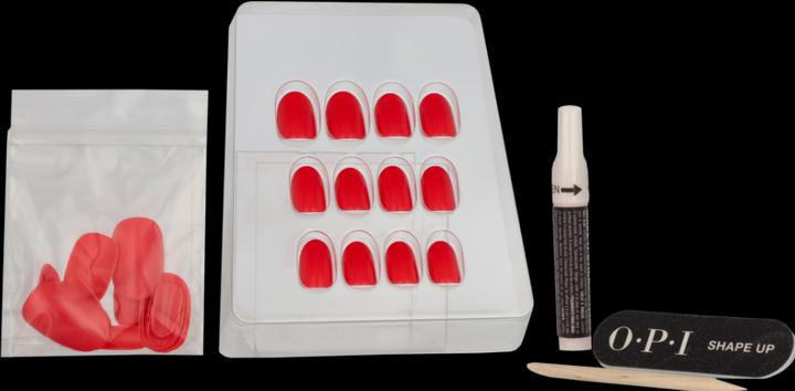 Produktbild OPI Xpress/On Nail Art (Kunstnägel, Rot)