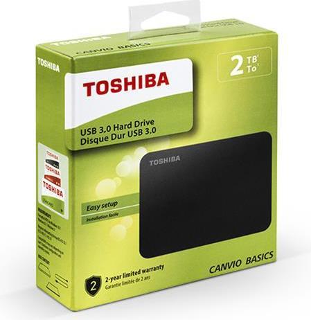 Actual product image Toshiba Canvio Basics (2 TB)