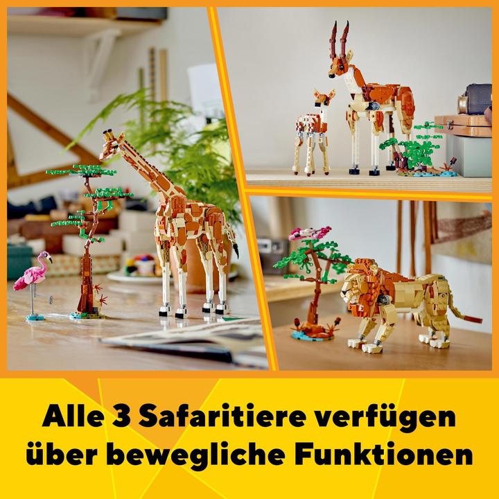 Immagine prodotto LEGO Safari con gli animali (31150, LEGO Creator 3-in-1)