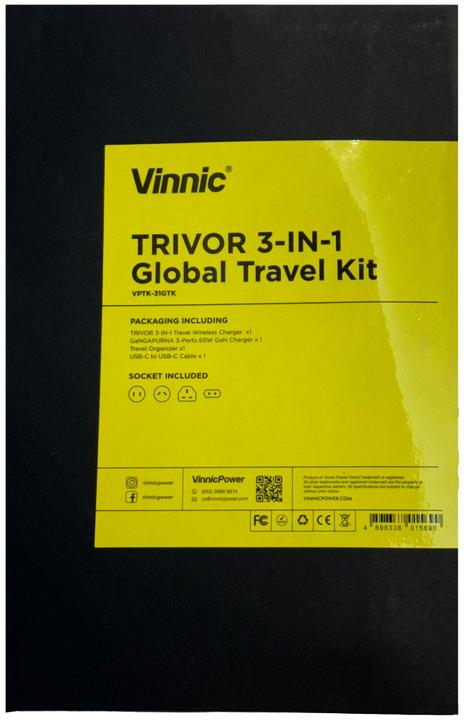 Produktbild Vinnic TRIVOR - Global Travel Kit (65 W)