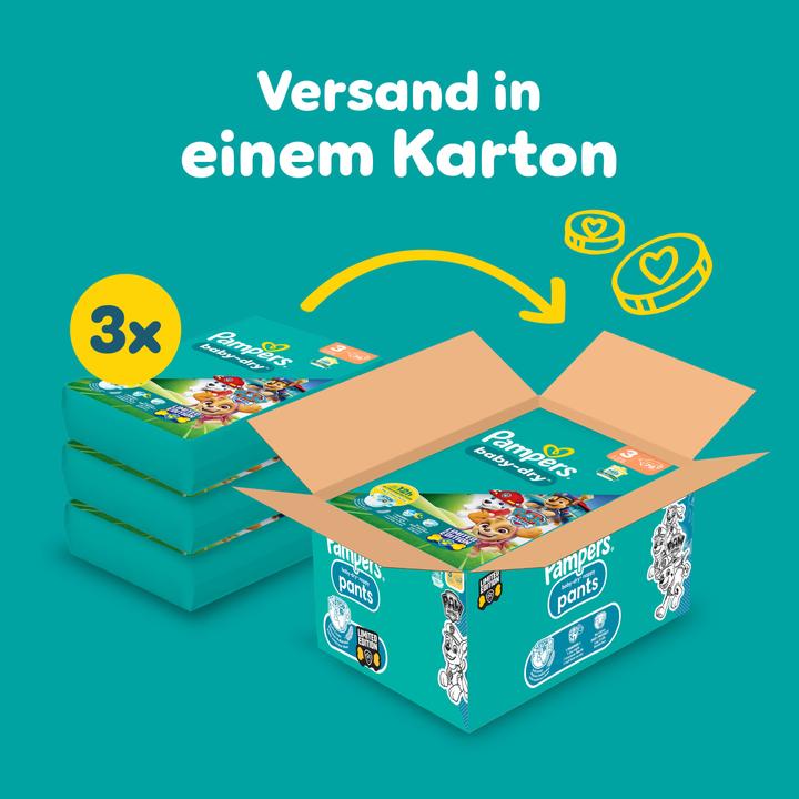 Image du produit Pampers Baby-Dry Paw Patrol édition limitée (Taille 3, Pack mensuel, 234 pièce(s))