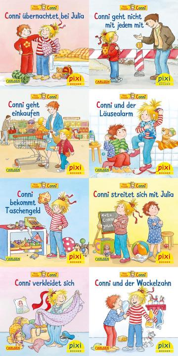 Actual product image Pixi-Box 260: Meine Freundin Conni (8x8 Exemplare) (German, Liane Tailor, 2018)