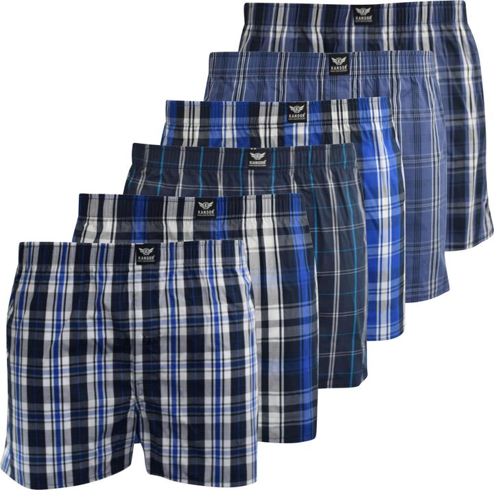 Immagine prodotto Kandor Daxhe Boxer A Quadri Uomo Misura Confezione 6 (XXL)